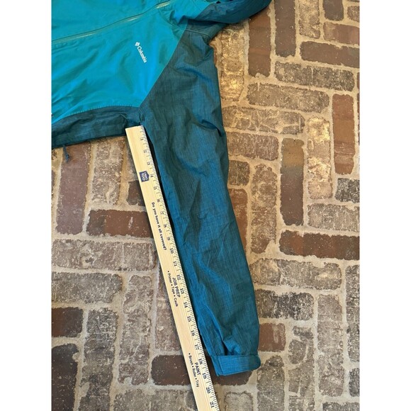 Columbia Women's Hot Thought Emerald Teal Jacket Size Small OmniHeat OmniTech - Picture 12 of 16